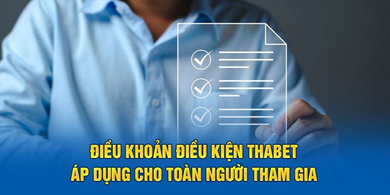 Tuân thủ điều khoản và điều kiện Thabet đăng ký tài khoản